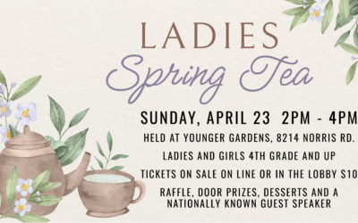 Ladies Spring Tea!