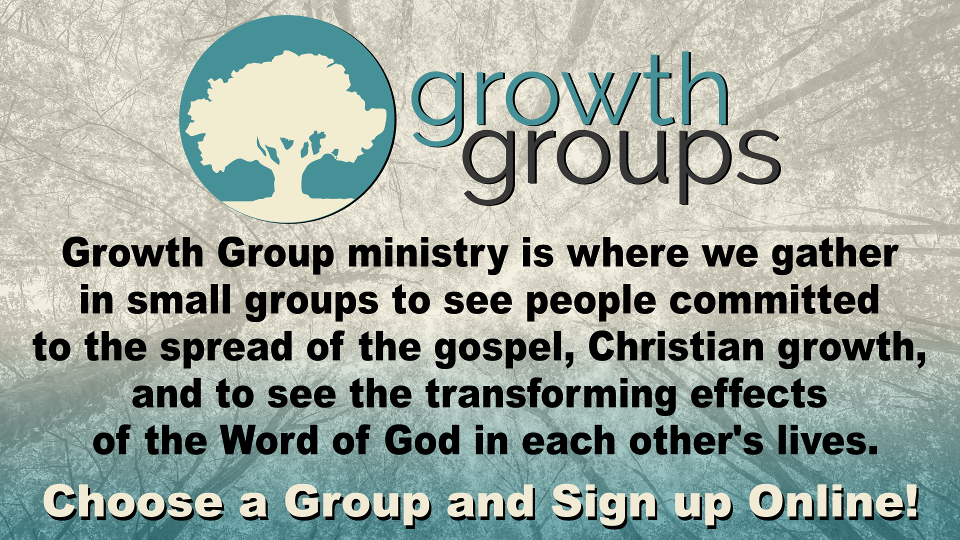 Growth Groups-Small Group Ministry